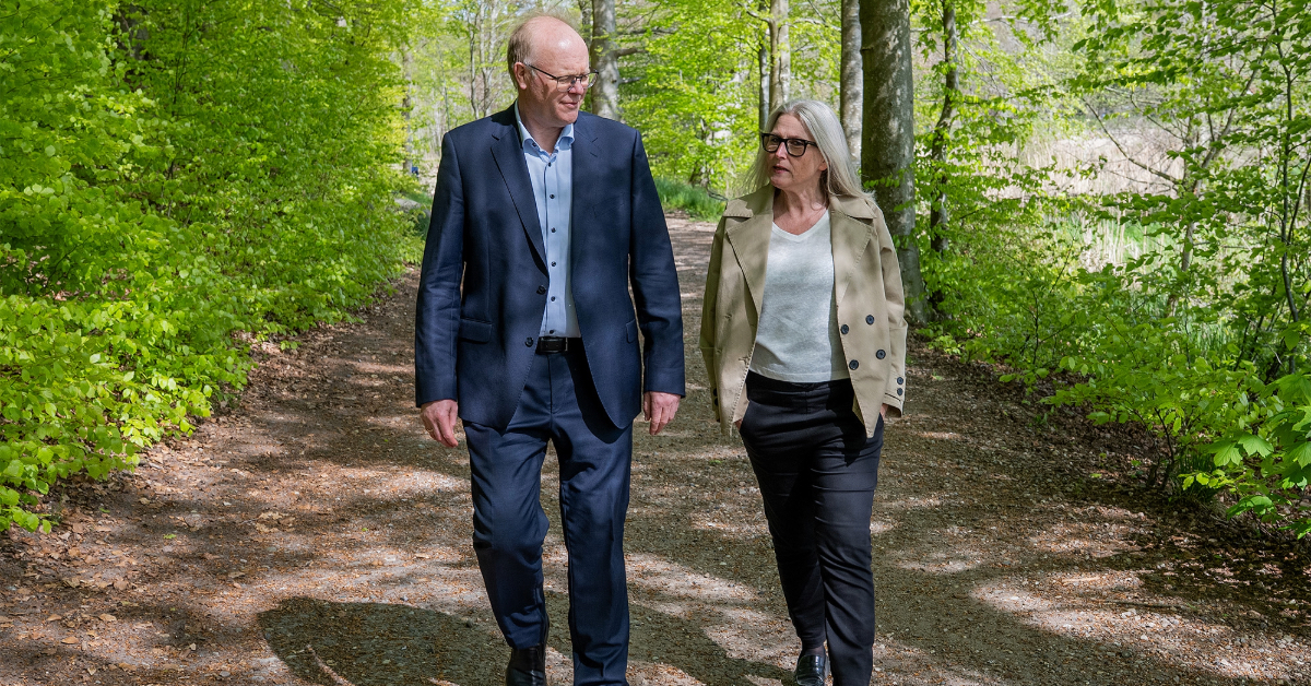 Vigit_viden_om_nye_klimakrav_konference_Arkitektskolen-2 Foto: Jonas Fotografi af Peter Hedegaard fra Saint-Gobain og Dorthe L. Hartung fra Phønix Tag Materialer